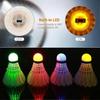 Badminton Shuttlecock Set Of 6 Led Badminton Shuttlecocks Birdies Lighting Glow In The Dark Badminton Shuttlecock Birdie Badminton compatible Indoor /