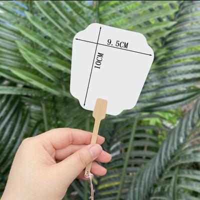 Kunst Handfächer Chinesischer Stil Mini Graffiti Fächer Runder Xuan Papier Papier Handfächer Verdicken Unfertiger Sommerfächer Kinder