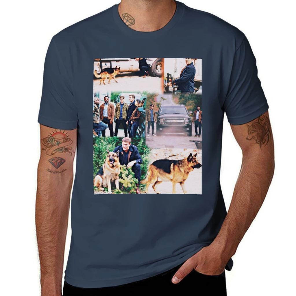 Hudson And Rex Tshirt Art Pattern Printed Casual Top