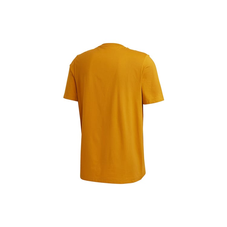 adidas T Shirts Men's Gold Crew Neck Moderate Straight Fit GC7347