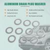 10pcs Engine Oil Drain Plug Washer Gaskets 14mm 94109-12000 Aluminum For Honda For Acura Civic Odyssey For CRV Auto Parts Engine Gaskets 6