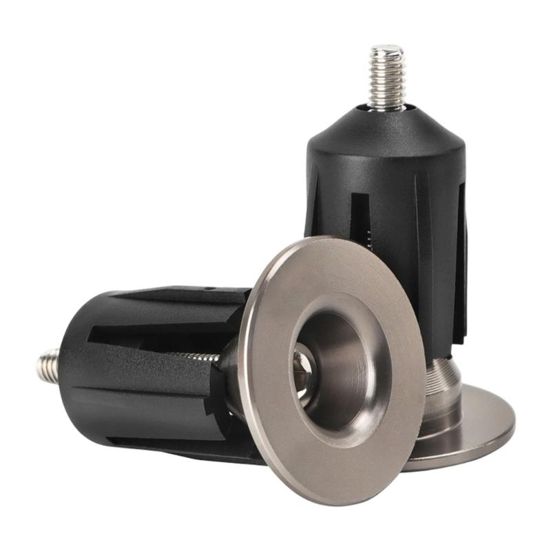 Universally Fit Aluminum Bike Handlebar End Cap Easy To Install Handlebar End Plugs For Various Riding Conditions
