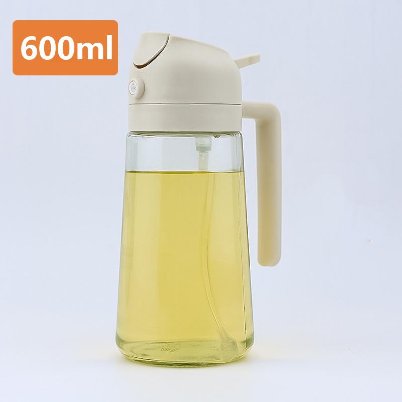 Olive Oil Sprayer for Cooking 2 in 1 Olive Oil Dispenser for Kitchen Gadgets Food-grade Oil Mister for Air Fryer Salad Frying