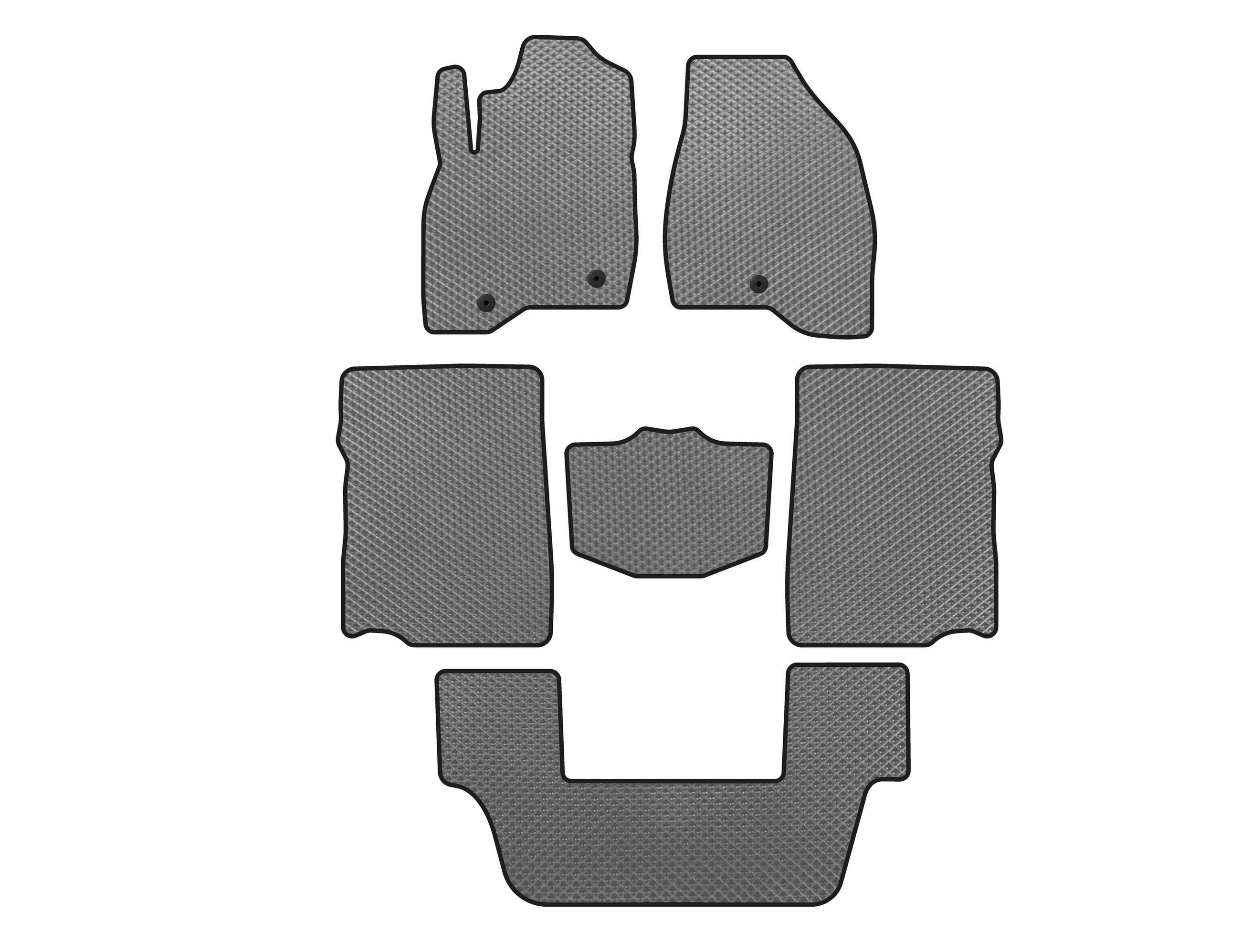 

EVA mats (2017-2019, 3rd row, 7-seater, Grey) for Ford Explorer