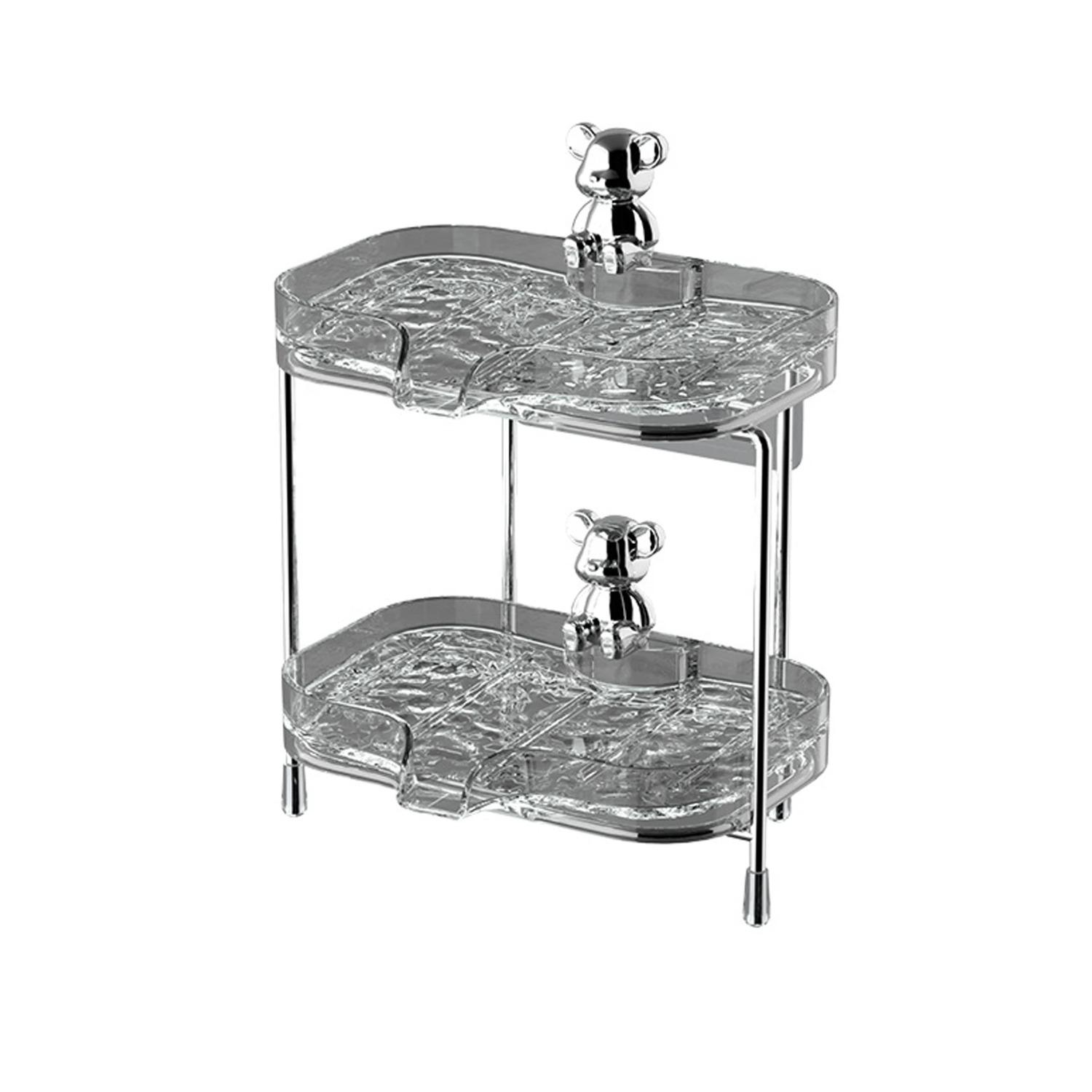 

Легкая роскошь двухслойная мыльница настенная высококлассная бытовая ванная комната сливная полка для хранения мыла двухслойная мыльница