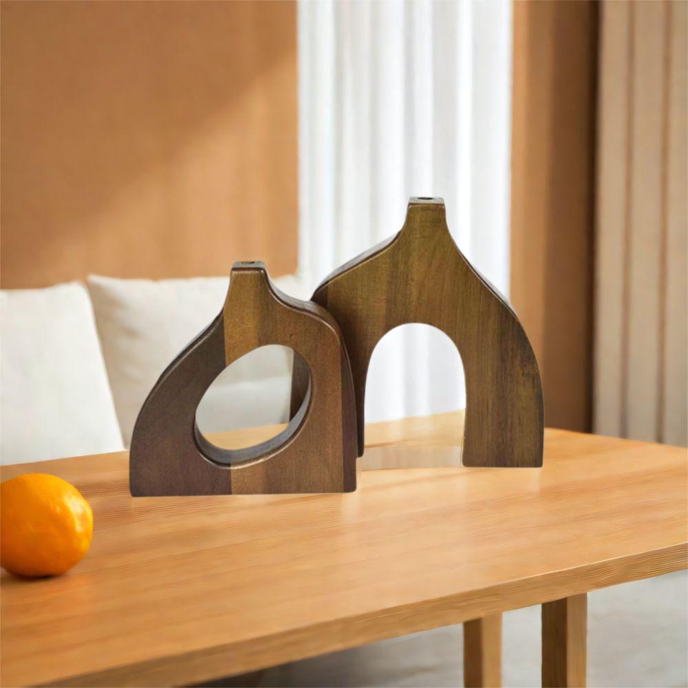 Irregular Shape Flower Container Simple Style Floral Arrangement Vase  Hotel Decor