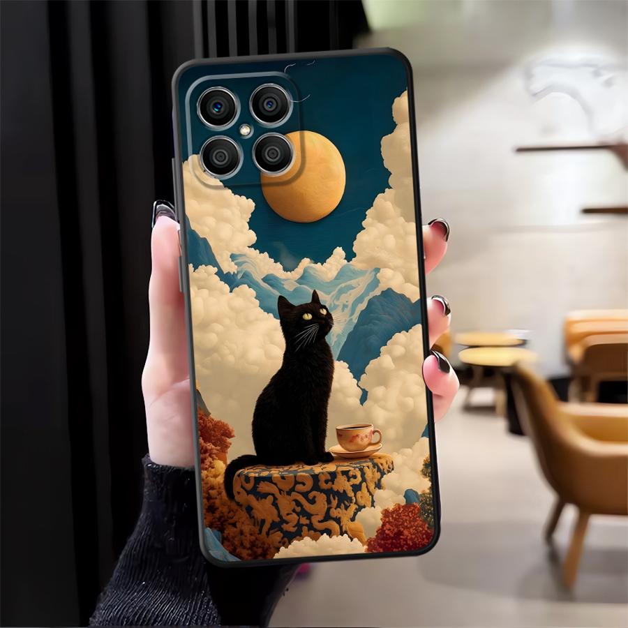 Cartoon Duck Cat Funda Phone Cover Case for Honor X7 90 X8 Magic5Lite 70 X6 X5b 8X X9a 200 400 Lite