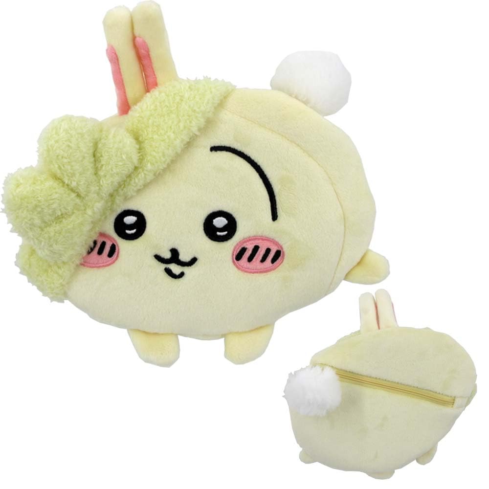 Chiikawa Pouch CW46283 Nagano Makeup Accessory Plush Toy Pouch Die-Cut Rabbit Cute, Affordable, Pouch, Pouch,