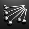 304 Stainless Steel 10cm Short Seasoning Jar Spoon Multi-specification Small Round Spoon Health Products Small Spoon Gift