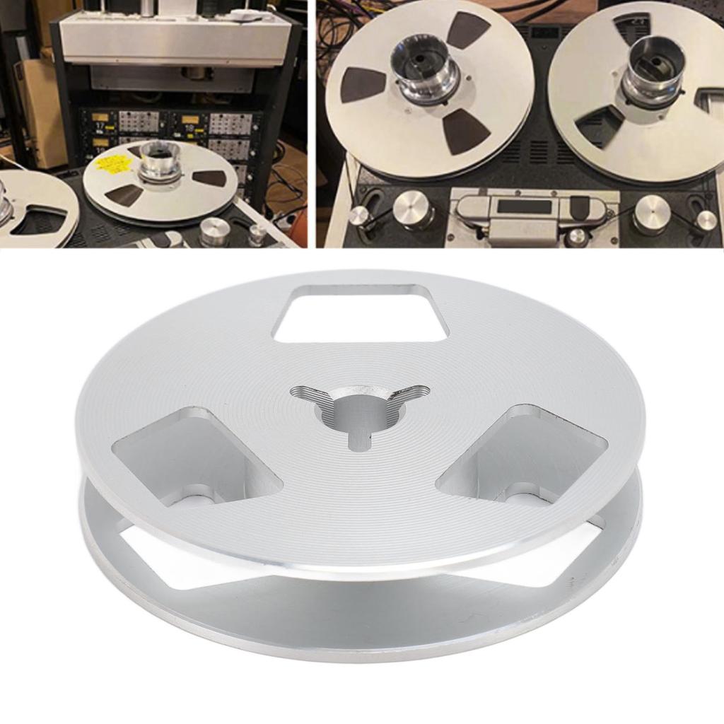 1/4 2.5 Inch Empty Tape Reel 3 Hole Sound Tape Takeup Reel for Recording Open Reel Takeup Reel NaMachine