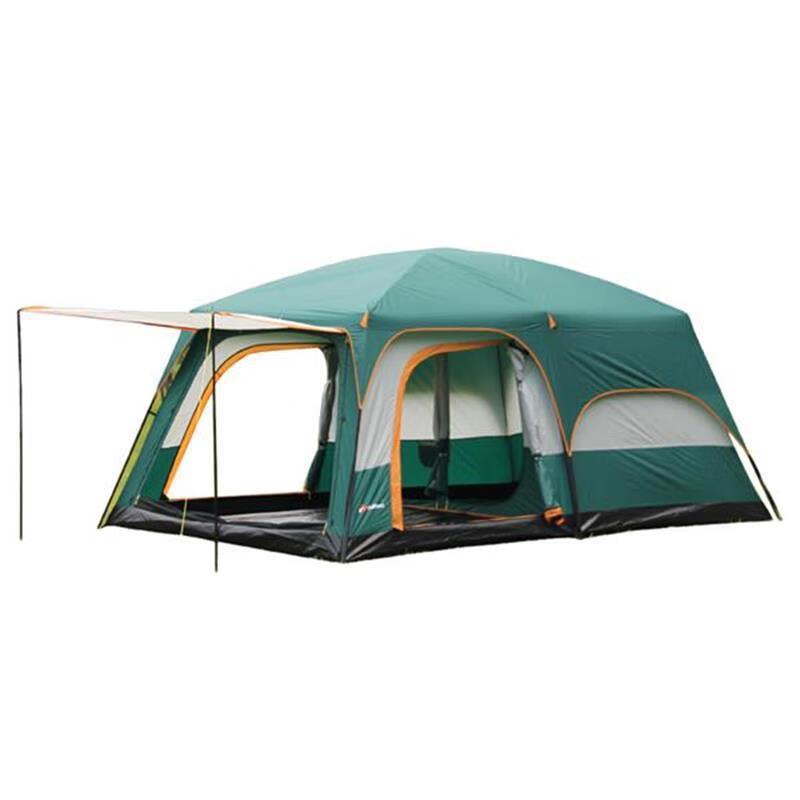 OEING Portable Two-Room Camping Tent Large