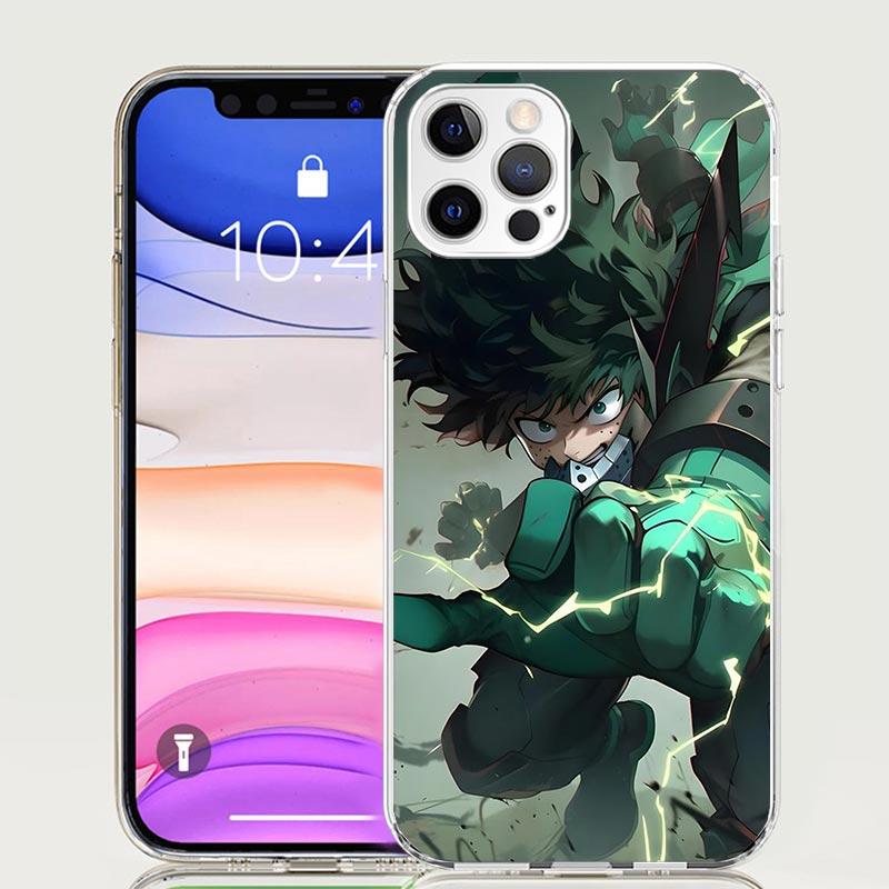 Midoriya Izuku Deku MHA My Hero Phone Case For iPhone 17 Air 16 15 Plus 11 14 Pro Max 13 Mini 12 7 8 + SE Pattern Art Customized