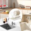 Non-slip Foldable Dish Drying Rack 2 Tier Plate Drying Shelf Kitchen Tableware Holder  Bow Plate