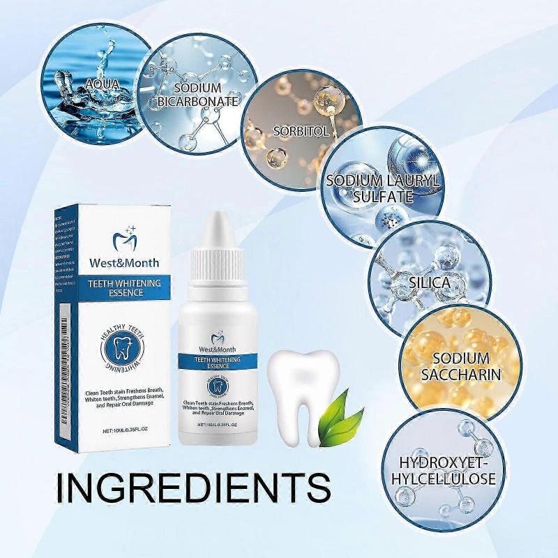 West & Month Tooth Care Essence Cleaning Teeth Oral Care Tooth Cleaning Liquid