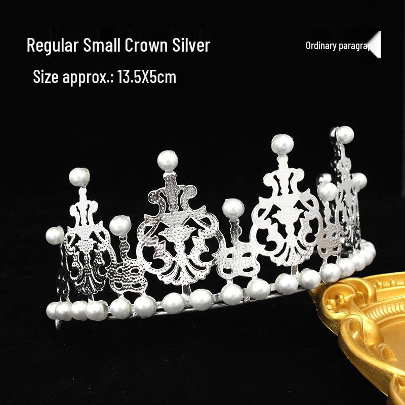 Queen Crown Cake Topper for Adults & Children - Gypsophila Pearl Birthday Decoration