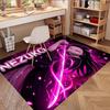 Demon Slayer Print Rug, Washable Floor Carpet, For Entryway Dorm Laundry Room Office Study, Home Decor Birthday Christmas Gift