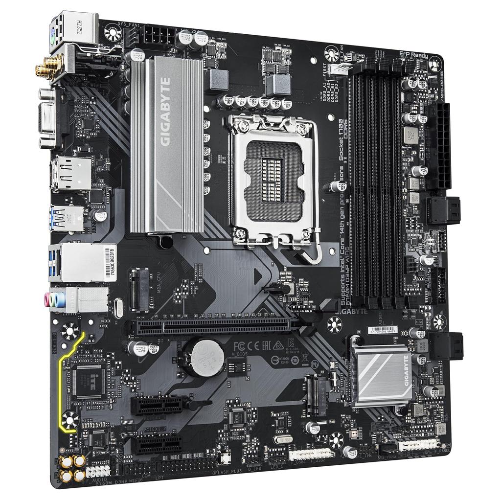 [Amazon.co.jp Exclusive] GIGABYTE B760M D3HP WIFI6 Micro-ATX Motherboard MB6697