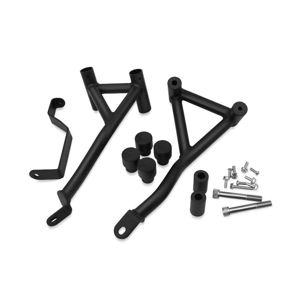For MT-07 2025 MT07 2024 Motorcycle Bumper Frame Protector Engine Highway Guard Crash Bar Protection Bracket Anti-fall Bar чёрный
