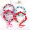 Rose Flower Wreath Headdress for Travel, Vacation, Bride & Bridesmaid
