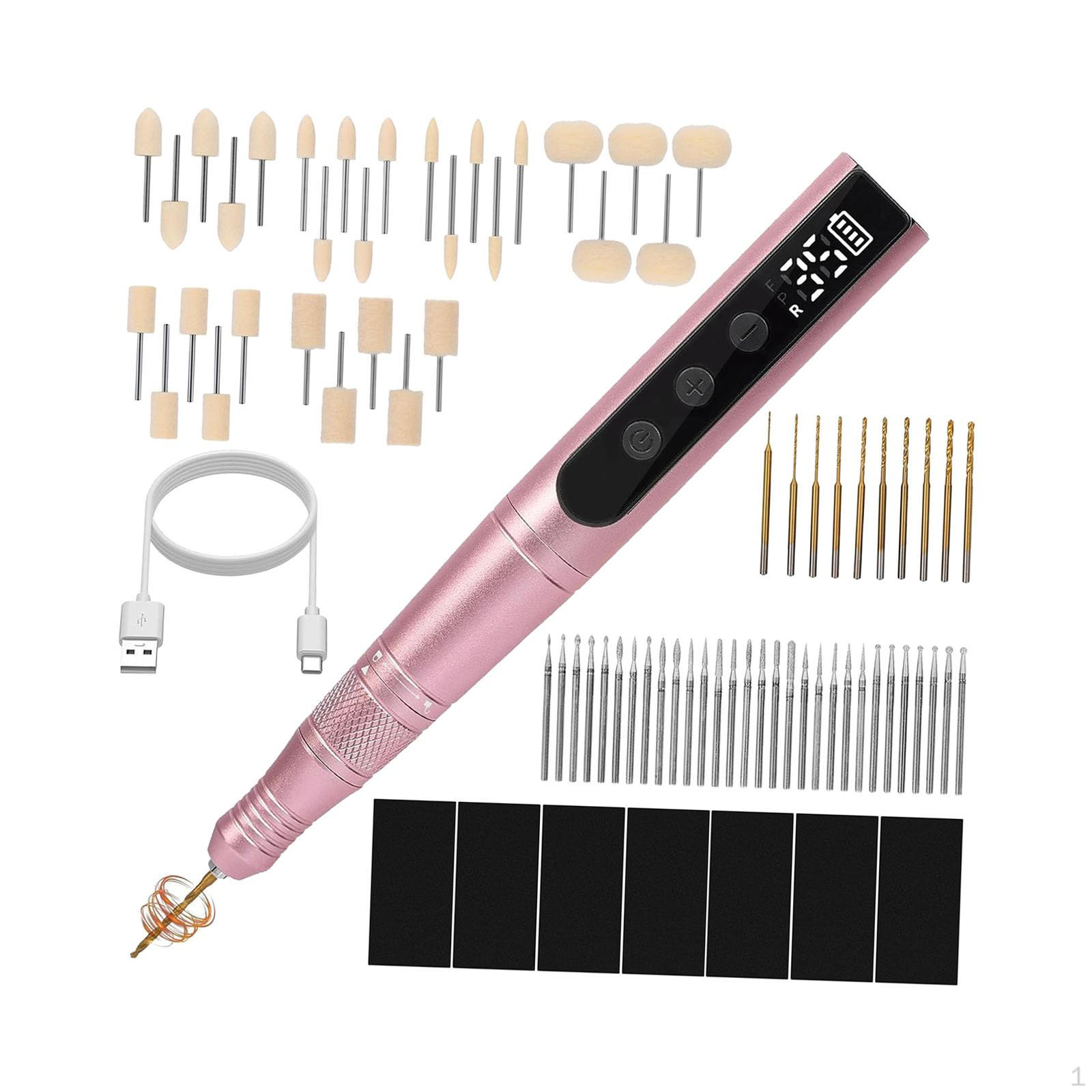 

Clay Polishing Kit Rotary Tool with Bits Deburring Polisher Sander Electric Drill for