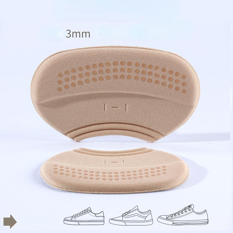 Fashion 1 Pairs Heel Insoles Patch Pain Relief Anti-wear Cushion Pads Feet Care Heel Protector Adhesive Back Sticker Shoes Insert Insole