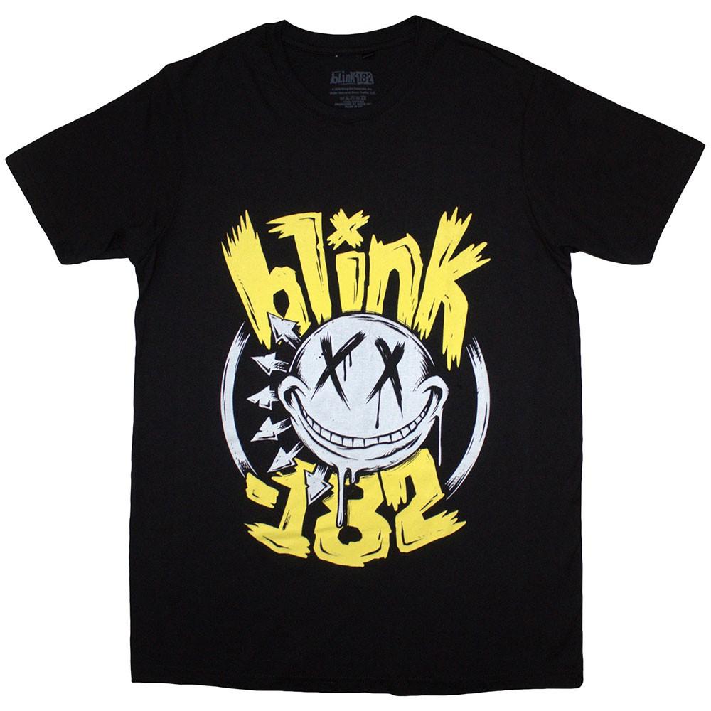 Blink 182 Big Smile Band Logo Skinny Fit T Shirt