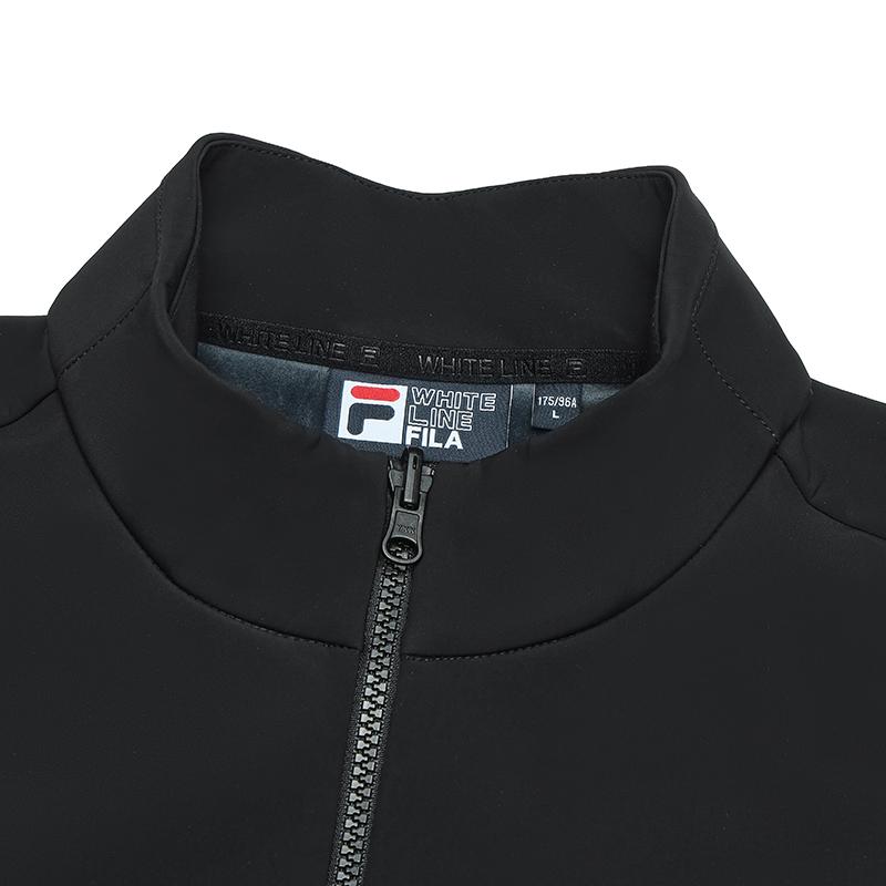 FILA Fleece Warm Versatile Two-Piece Down Jacket Men outerwear Black F11M443913FBK