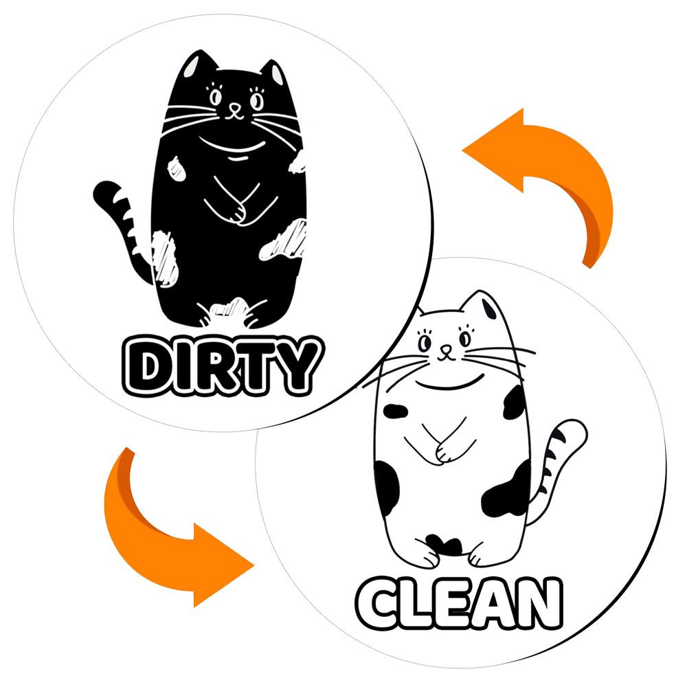 Double-Sided Magnetic Dishwasher & Refrigerator Decoration Stickers