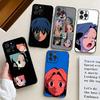 A-AOKIZY Animation Art Phone Case For IPhone 17 Air 16 15 14 13 Pro Max 11 12 Black Silicone Cover