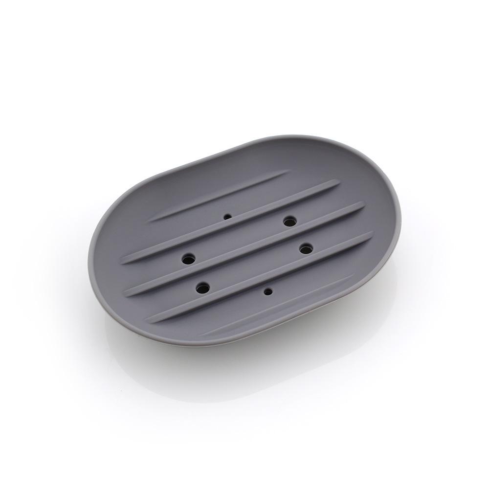 Non-slip Hollow Silicone Soap Dish Holder for Bathroom