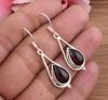 Solid 925 Sterling Silver Garnet Gemstone Women Dangle Earrings Gift For Her Designer Earrings