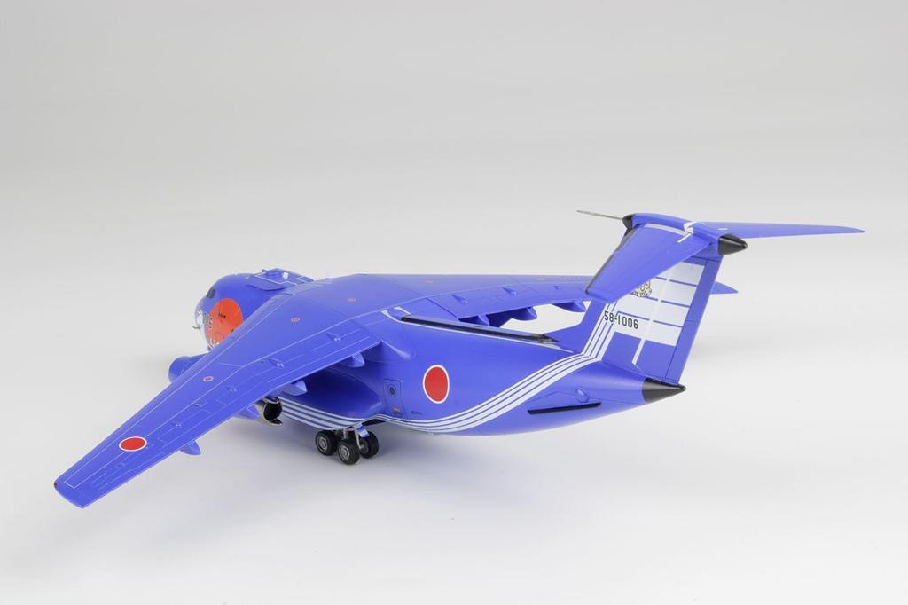 PLATZ JASDF Transport Aircraft JASDF 50th Anniversary Painted Aircraft Unpainted Kit 1/144 C-1 Multi-Material PC-14 (Airplane)