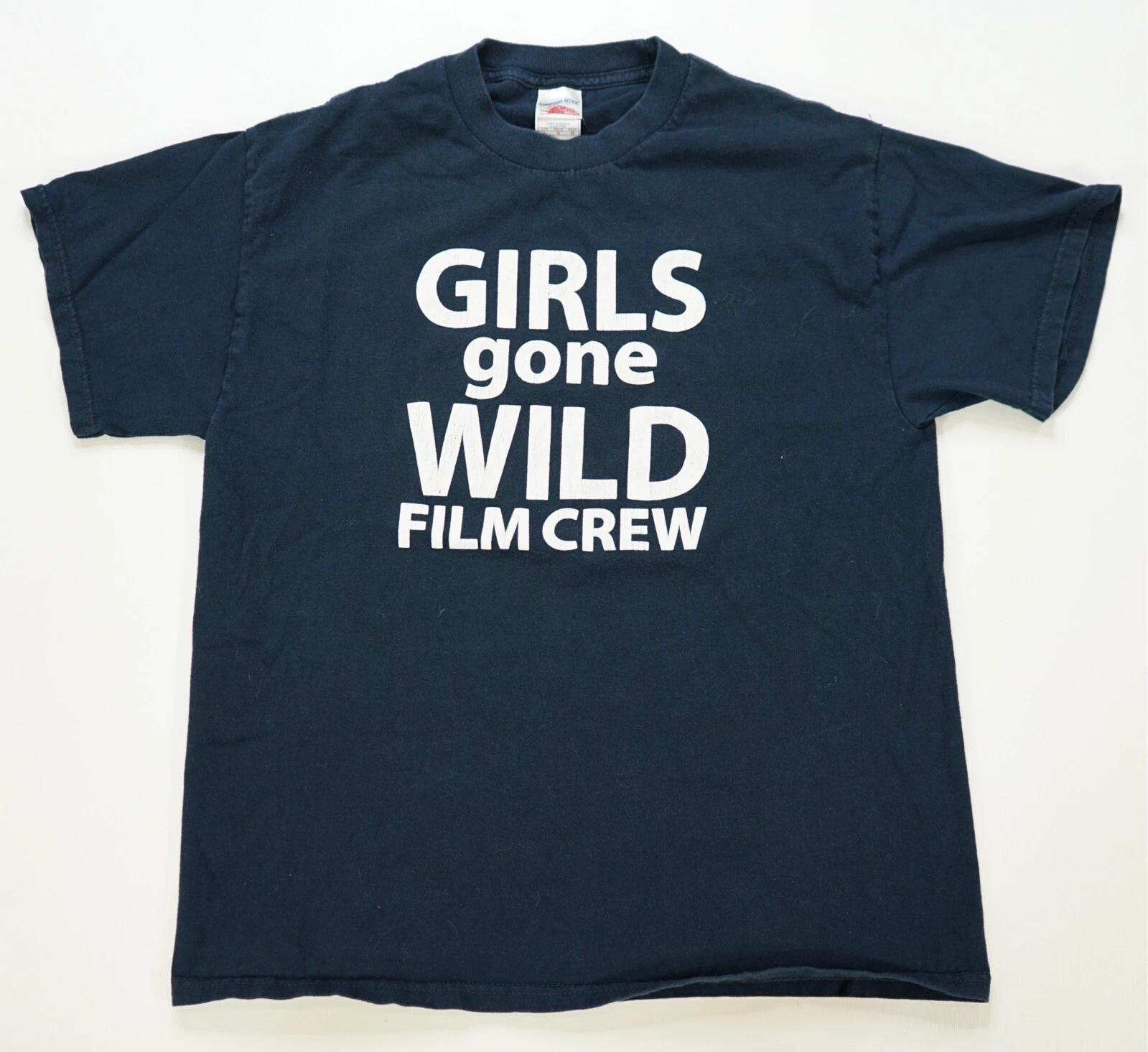 Rare Vintage TENNESSEE RIVER Girls Gone Wild Film Crew T Shirt 90s 2000s Navy L 2XL