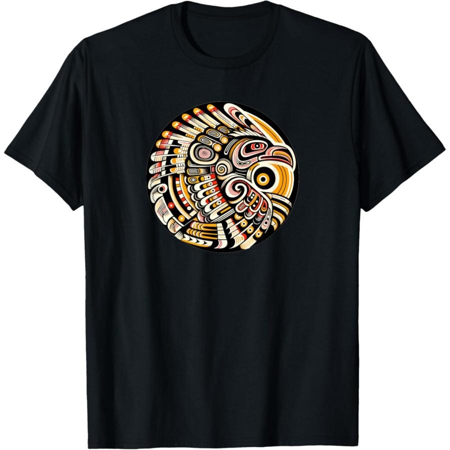 Футболка с tribal-артом Thunderbird коренных американцев S