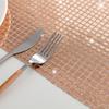 Sequin Table Cover Mirror Design Tablecloth Party Supplies Disco Table Runner  Wedding
