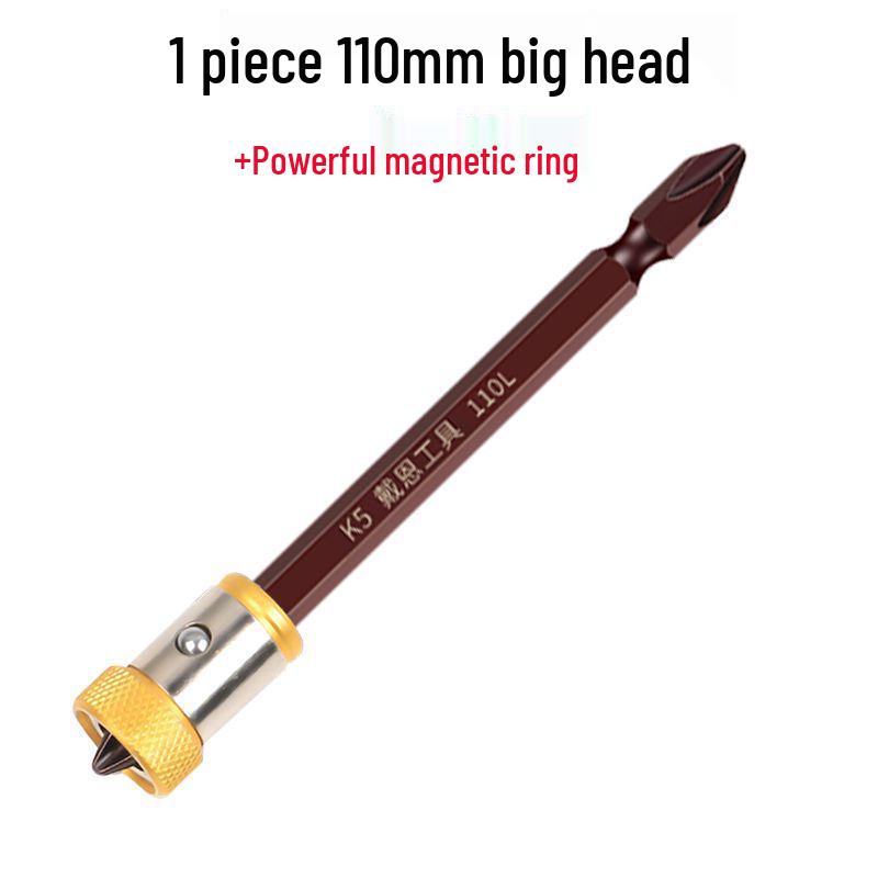 K5 Strong Magnetic Phillips Ring Bit Set: High-Strength, Extended Electric Screwdriver and Drill with Magnetic Head.