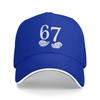 Summer Casual Baseball Cap Six Seven Hand Sign Minimalist Design Tennis Skate Hip Hop Hats For Couple Women Baseball Caps