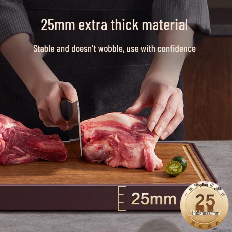 Supor Black Gold Ebony Antibacterial Dual-Use Cutting Board