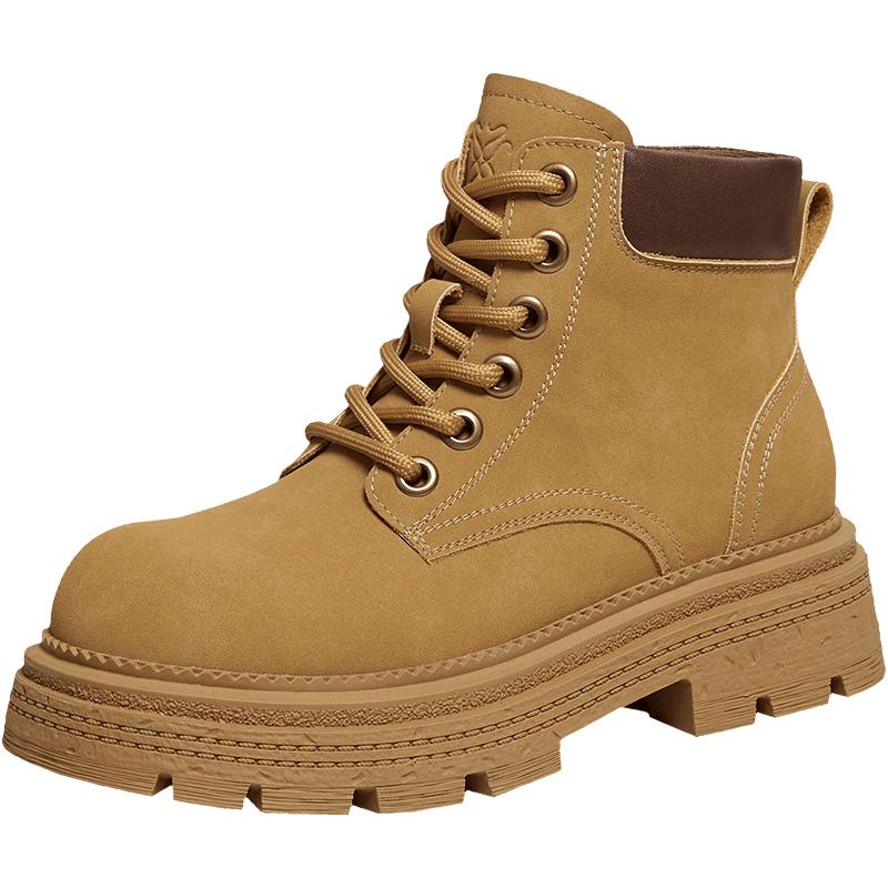 Bestune Women s Retro Martin Work Ankle Boots 37