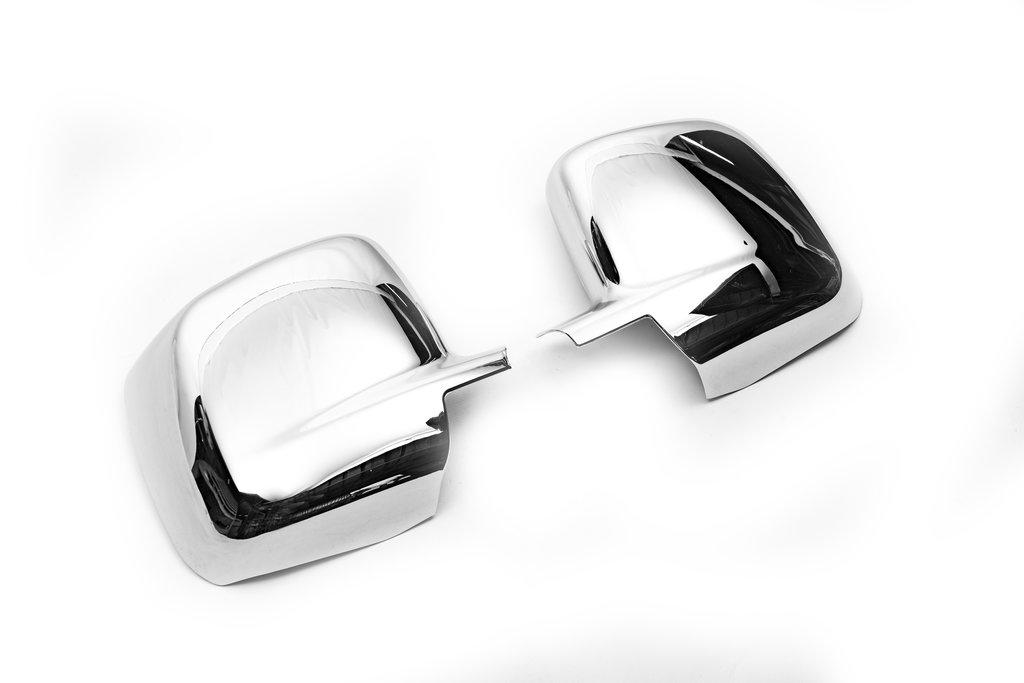 Full Mirror Caps (2 Pcs) OmsaLine - Italian Stainless Steel for Citroen Nemo