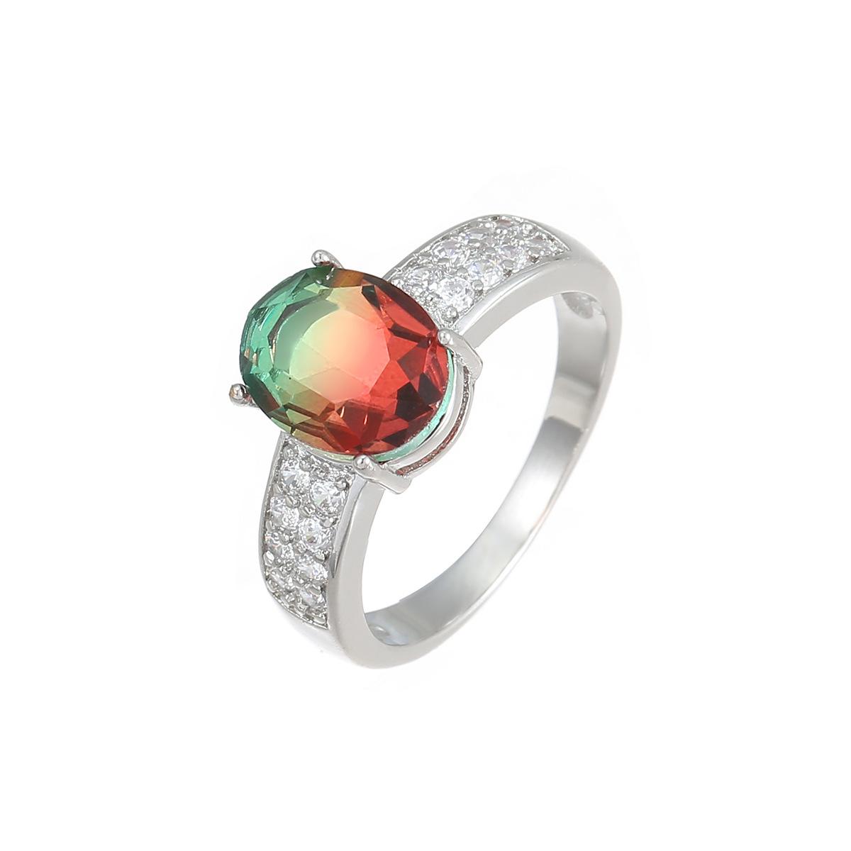 

Кольца из разноцветной меди с циркониевым покрытием | Геометрический узор плетения с родиевым покрытием 6