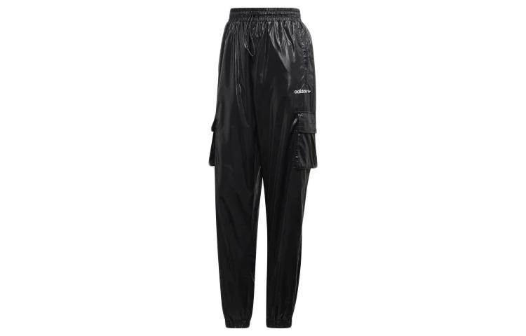 

Adidas Originals Knitted Sweatpants Women s Black Moderate Straight Fit Pants GC8755 S
