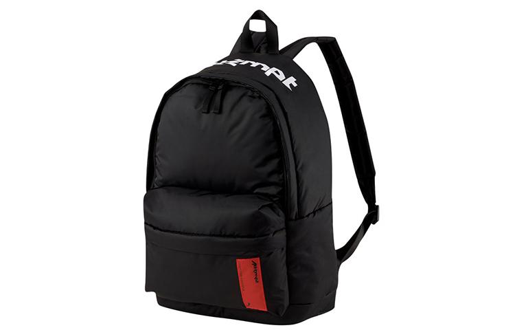 PUMA ATTEMPT BACKPACK Collaboration Zip Closure Fabric Backpack Regular Unisex Black 077434-01