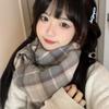 Rainbow Candy Beans Ideas Atmosphere Yarn New Korean Version Scarf Women's Winter Sweet Tassel Warm Imitation Cashmere Scarf