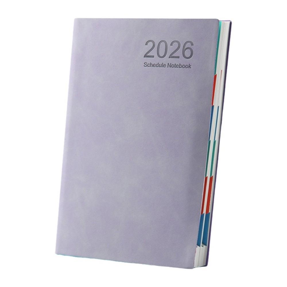 PU Leather Cover Agenda Notebook A5 Weekly Monthly Schedule Book  Conference