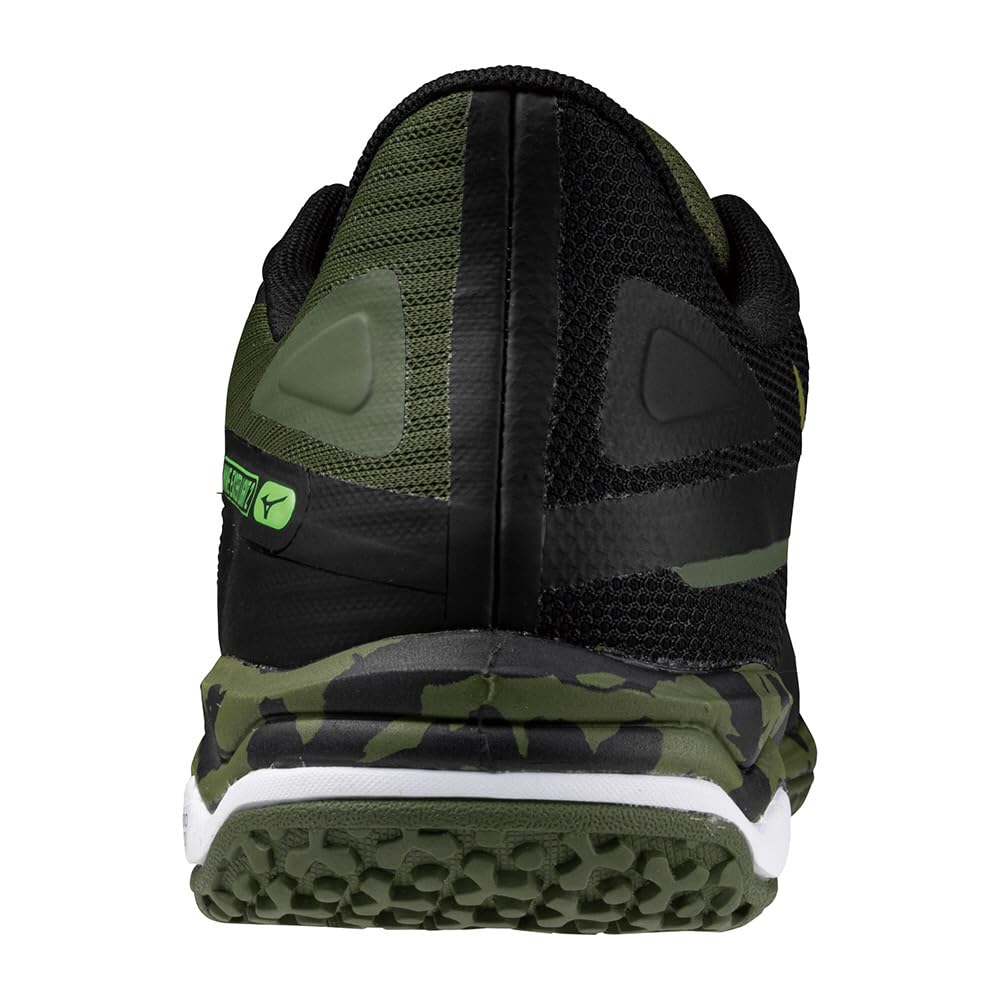 Tennis Shoes Wave Exceedrite 2 OC Artificial Grass Court Club Activities Lightweight Soft Tennis Hard Tennis Black X White X Khaki Cm 3E [Mizuno]