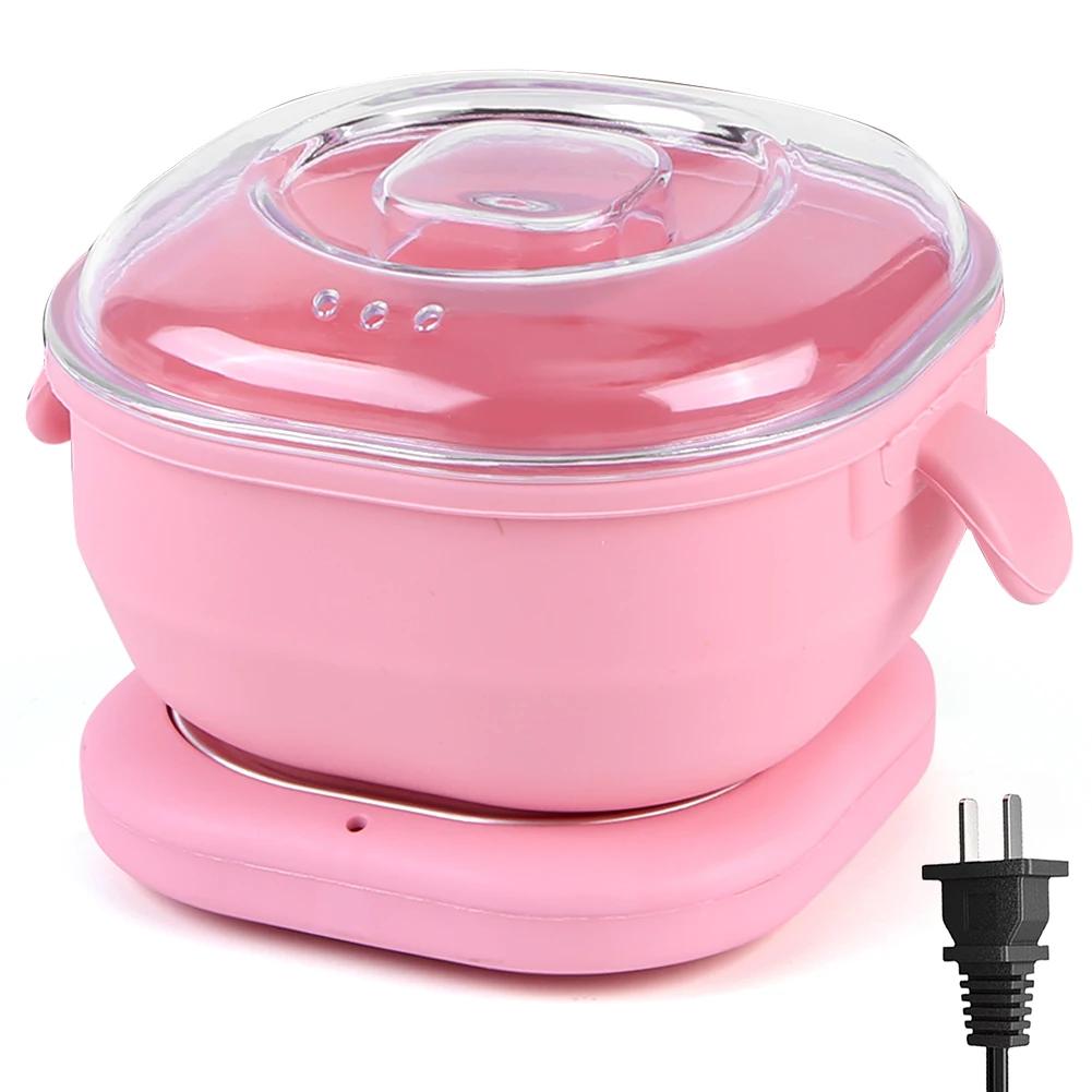 400ml Foldable Wax Warmer for Hair Removal Portable Silicone Wax Heater SPA Body Epilator Paraffin Waxing Melt Pot Machine