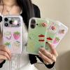 Husă de telefon 3D Căpșună Măr pentru iPhone 17 / 16 Pro Max / 15 Pro - Proaspătă, Drăguță și Elegantă