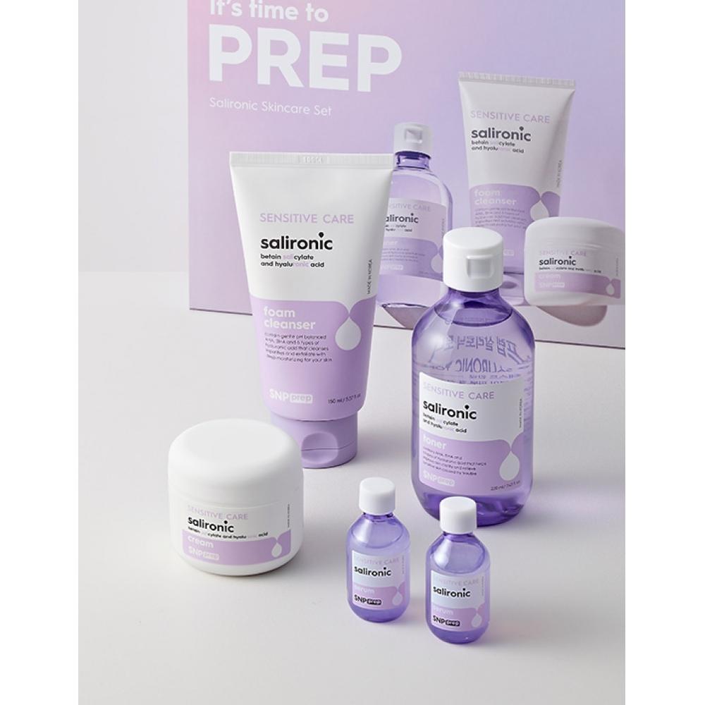 

Snp Prep Salilonic Skincare Set Toner Serum Cream Foam Cleanser