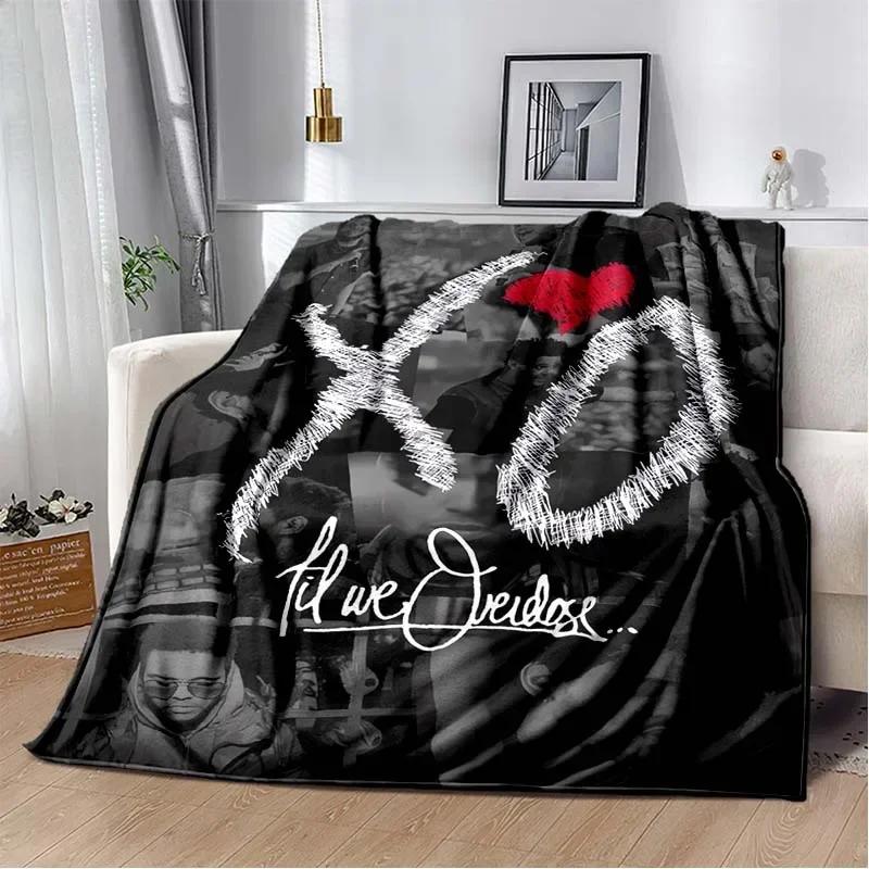 

The Weeknd Plush Flannel Blanket Manta for The Singer The Weeknd Soft Throw Blanket for Sofa Cover Bedspread Office 100x150cm